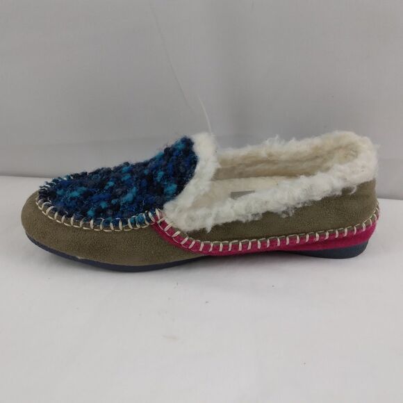 Unity in Diversity Wool Slipper Moccasins Multicolor Patchwork Women's 36 US 5.5 - Picture 7 of 11